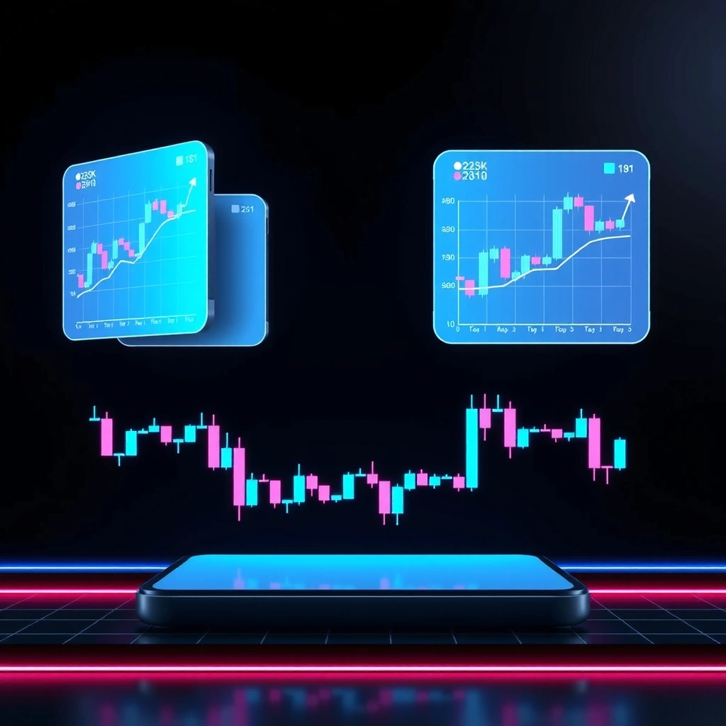 Gráficos de trading y velas japonesas