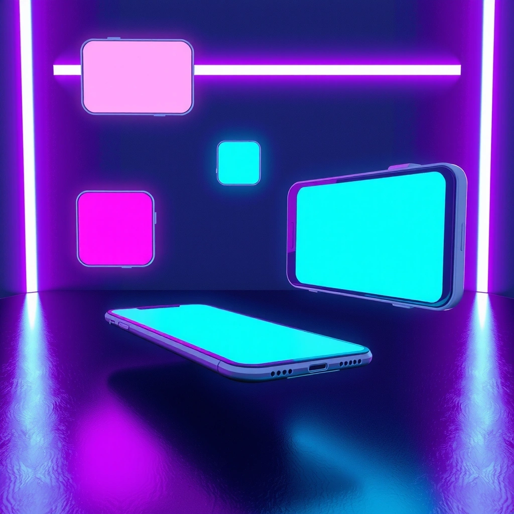 Fondo futurista de gaming